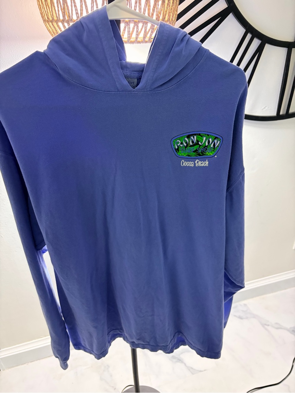 Comfort Wash Lilac Hooded Pullover